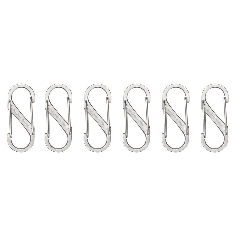 Nite Ize Nite Ize S-Biner Karabijnhaak 6-Pack Asorti #1