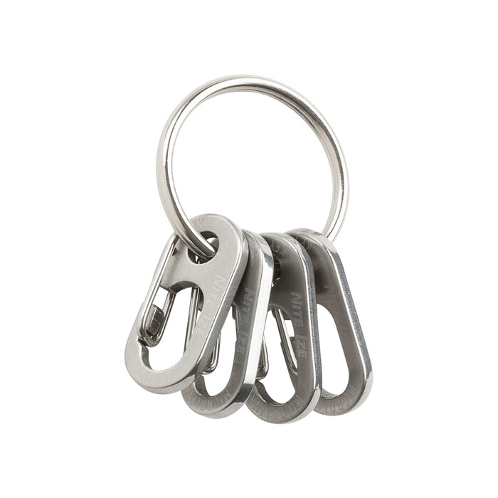 Nite Ize Nite Ize MicroLink KeyRing Zilver