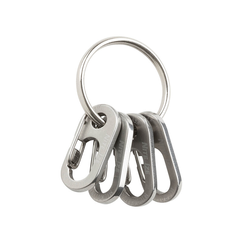 Nite Ize Nite Ize MicroLink KeyRing Zilver