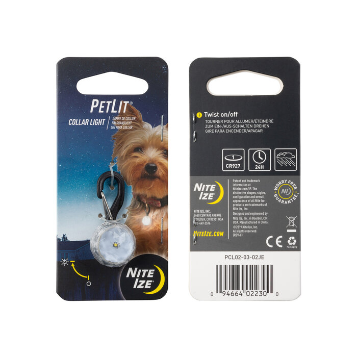 Nite Ize Nite ize Petlit Jewel Collar lampe blanche