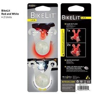 Nite Ize Nite Ize BikeLit Fietslamp 2-Pack Wit & Rood