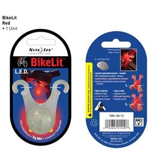 Nite Ize Nite Ize BikeLit Fietslamp Rood