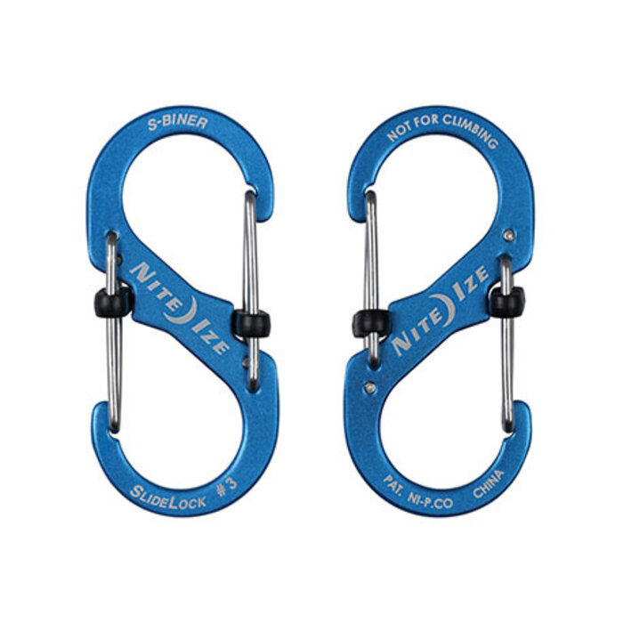 Nite Ize Nite ize S-Biner Karabiner Slidelock Aluminium Blau #3