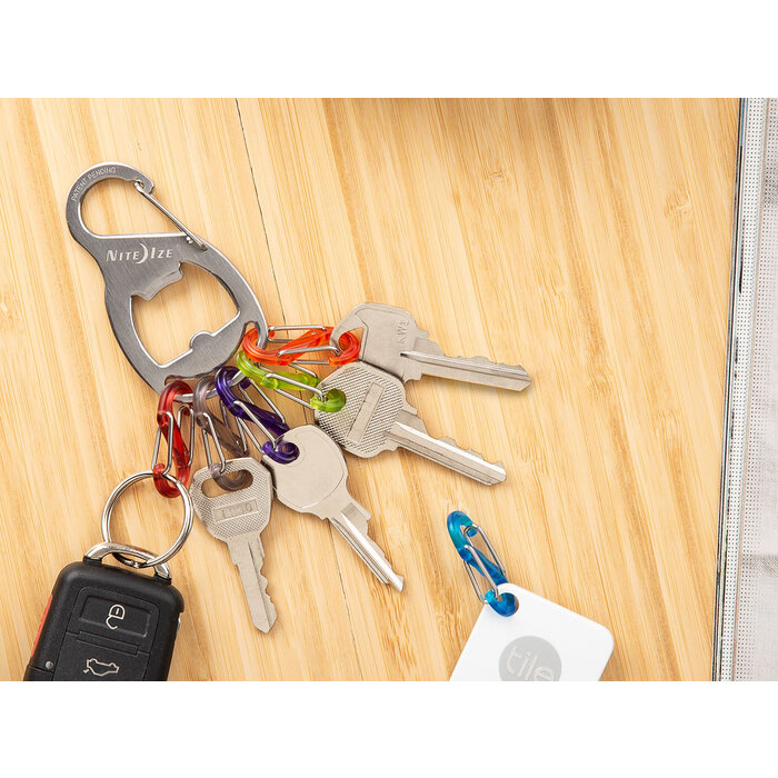 Nite Ize Nite Ize KeyRack+ Sleutelhouder S-Biner Zilver