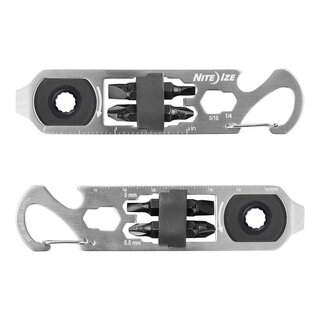 Nite Ize Nite Ize DoohicKey Ratchet Multitool Zilver