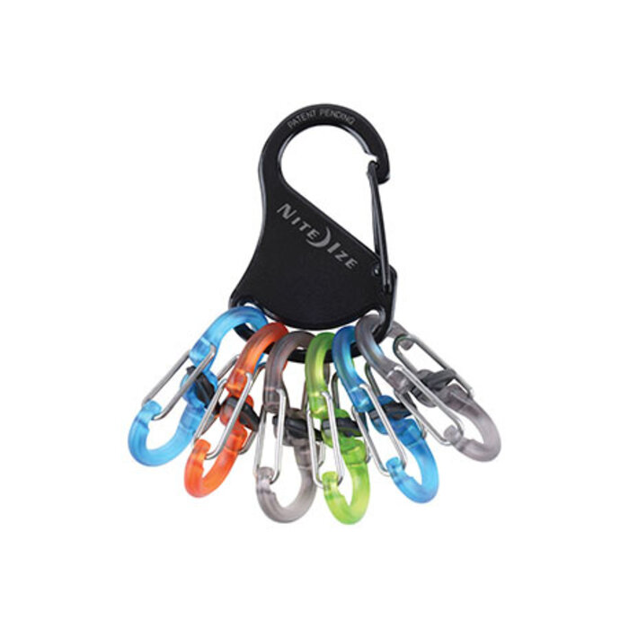 Nite Ize Nite Ize Keyrack Locker Key Halter S-Biner Black