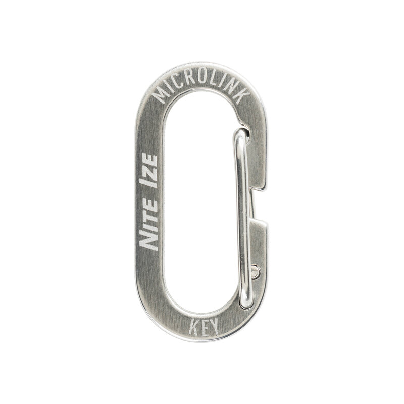 Nite Ize Nite Ize MicroLink Karabijnhaak 4-Pack Zilver