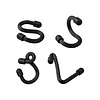 Nite Ize Nite Ize Gear Tie S-Hook Allesbinder Black