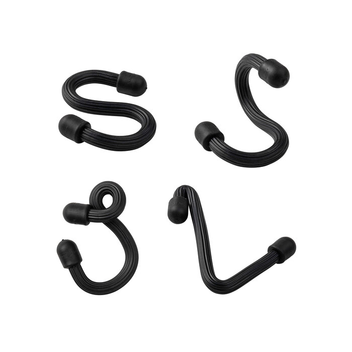 Nite Ize Nite Ize Gear Tie S-Hook Allesbinder Zwart