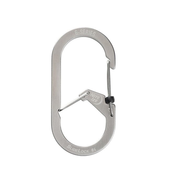 Nite Ize Nite Ize G-Series Karabijnhaak Slidelock Zilver #4