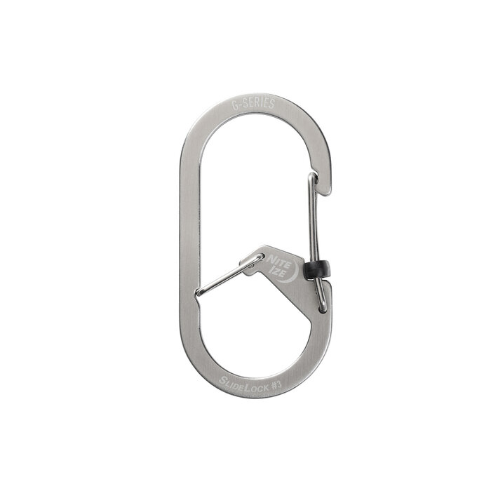 Nite Ize Nite Ize G-Series Karabijnhaak Slidelock Zilver #3