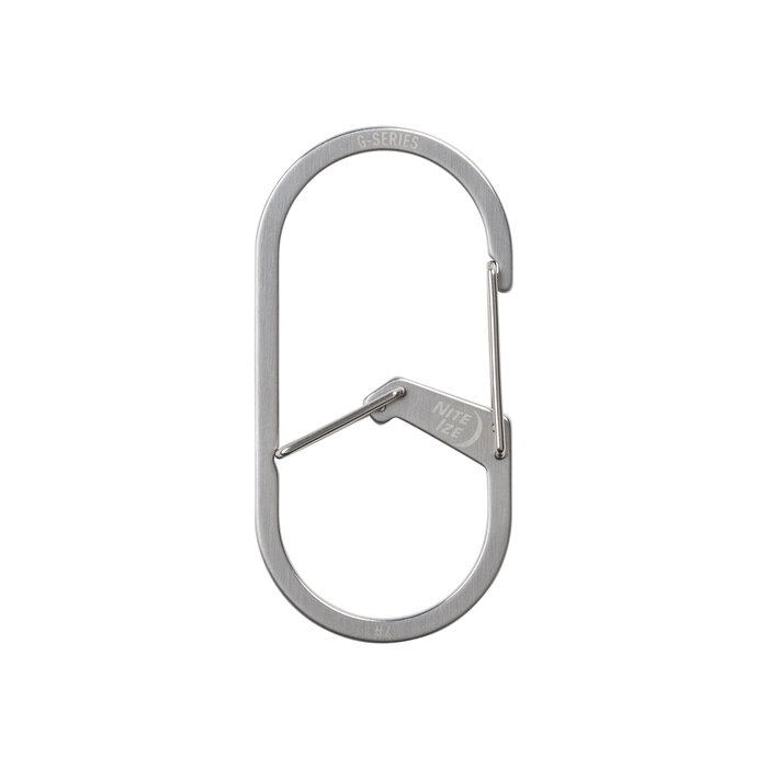 Nite Ize Nite Ize G-Series Karabijnhaak Zilver #4