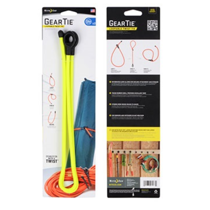 Nite Ize Nite Ize Gear Tie Loop Allesbinder Yellow 61CM