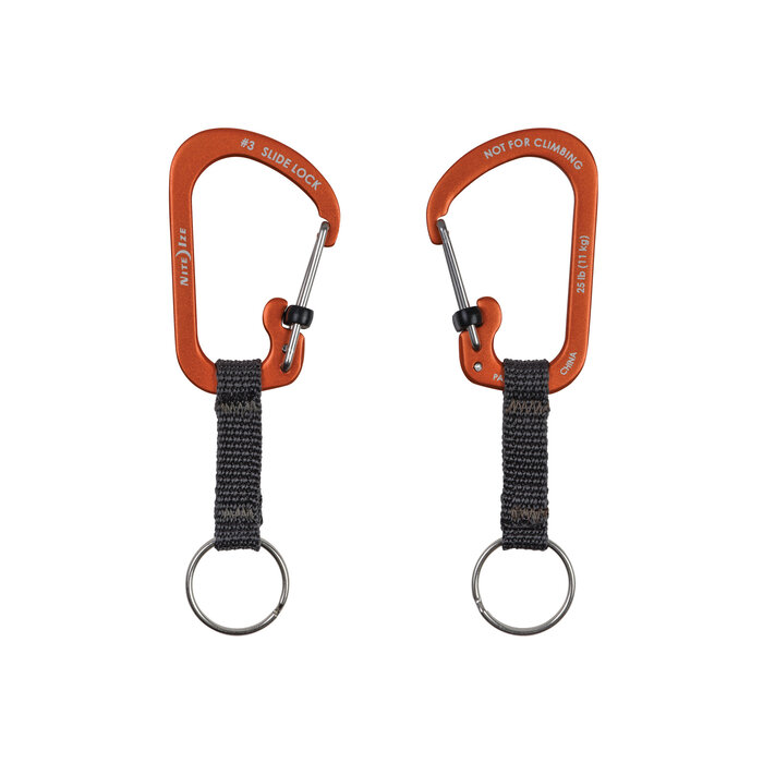 Nite Ize Nite Ize Karabijnhaak Slidelock Sleutelring Oranje #3