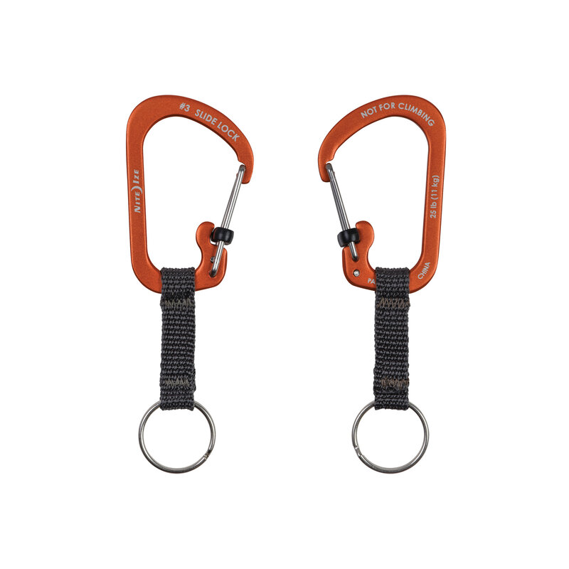 Nite Ize Nite Ize Karabijnhaak Slidelock Sleutelring Oranje #3