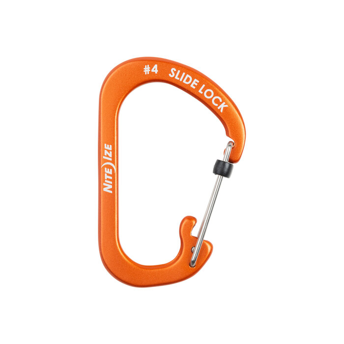 Nite Ize Nite Ize Karabiner Slidelock Aluminum Orange #4