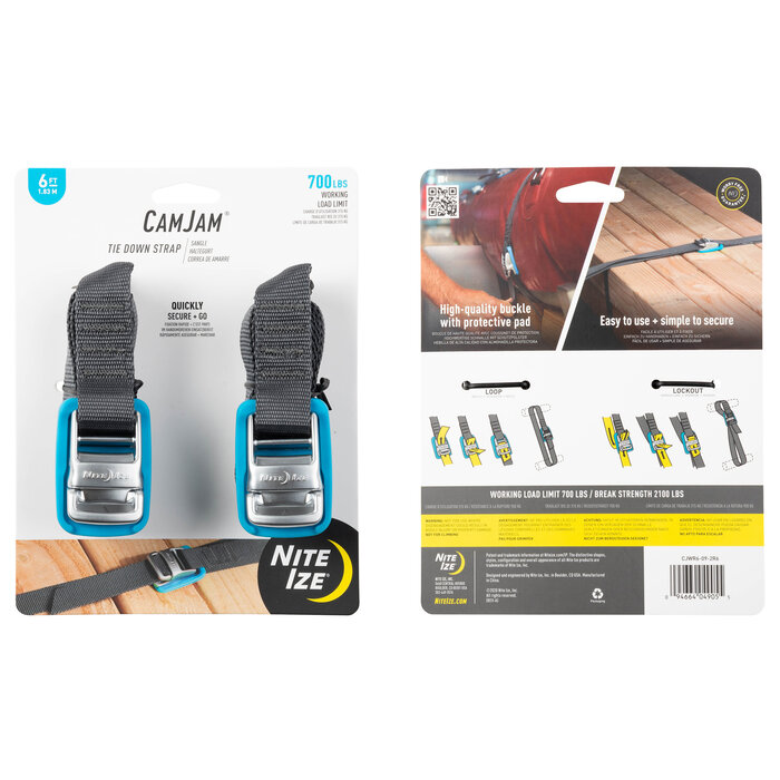 Nite Ize Nite Ize Camjam Binde Gurt Grey182CM 2-Pack