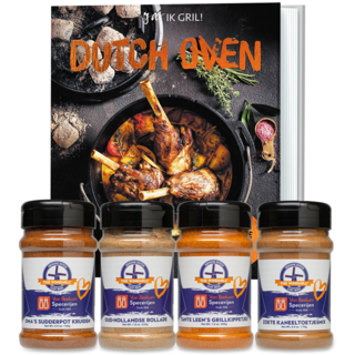 The Windmill Herb package with Dutch oven book