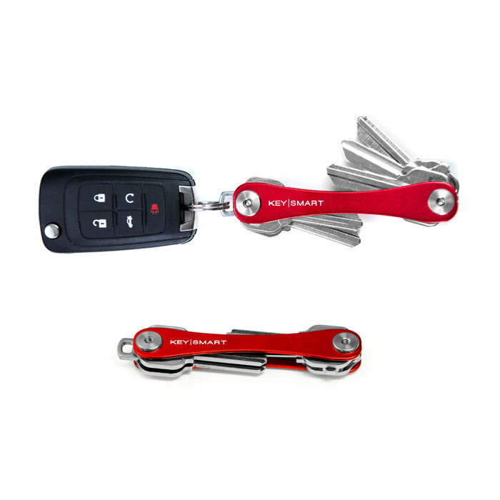 Keysmart KEYSMART Compact Keyholder Red Clam