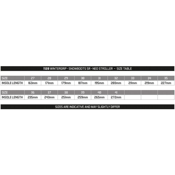 Winter-grip Winter-grip® - Snowboots Sr • NEO STROLLER • Zwart/Beige