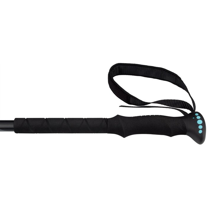 Abbey Camp® Abbey Camp® - Walking Sticks Teleskopisch einstellbares Set • SANTIAGO-135 • Schwarz/Mintgrün