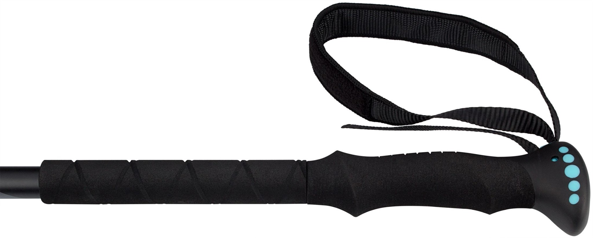 Abbey Camp® Abbey Camp - Ensemble de cannes télescopiques réglables - SANTIAGO-135 - Noir/Vert menthe