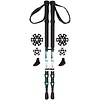 Abbey Camp® Abbey Camp® - Wandelstok Telescopisch Verstelbaar Set • SANTIAGO-135 • Zwart/Mintgroen