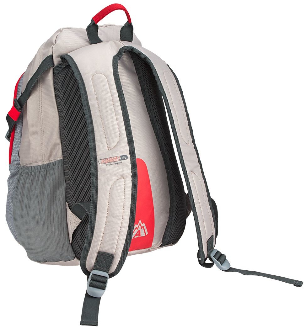 Abbey Camp® Abbey Camp - Sac à dos outdoor - Sphere 20L - Beige/Gris