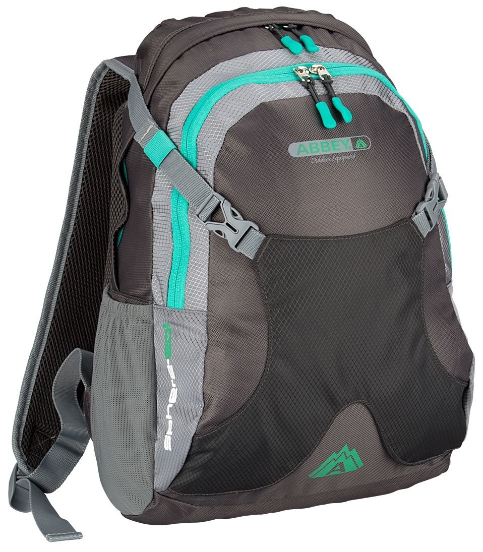 Abbey Camp® Abbey Camp - Sac à dos outdoor - Sphere 20L - Anthracite/Vert
