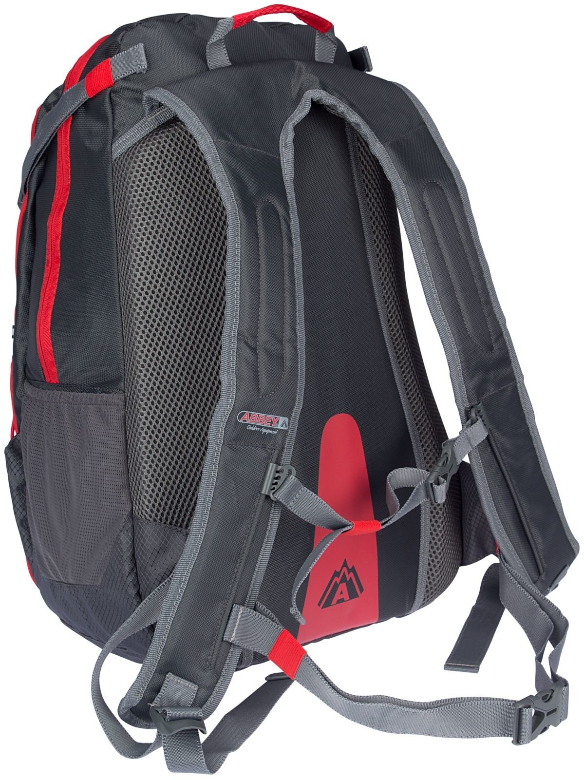 Abbey Camp® Abbey Camp - Sac à dos outdoor Sphere - Sphere 35L - Anthracite/Rouge