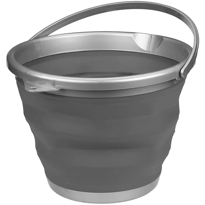 Abbey Camp® Abbey Camp® - Emmer Opvouwbaar10 Liter • LUGANO-010 • Grijs/Antraciet