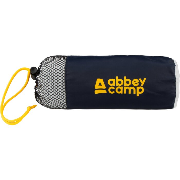 Abbey Camp® Abbey Camp® - Lakenzak Mummie Polycotton • MUMBAI-275 • Lichtgrijs