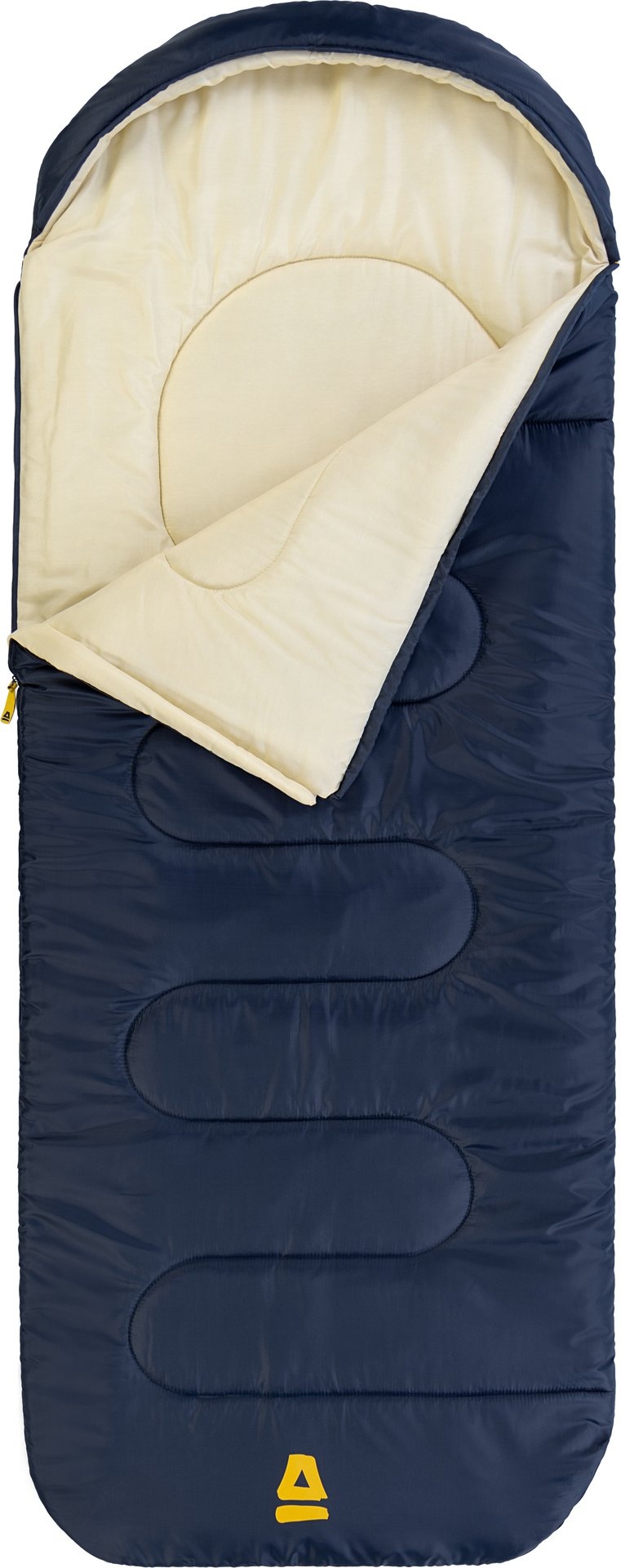 Abbey Camp® Abbey Camp - Pilot Model Sleeping Bag - DUBLIN-06 - Navy/Sand