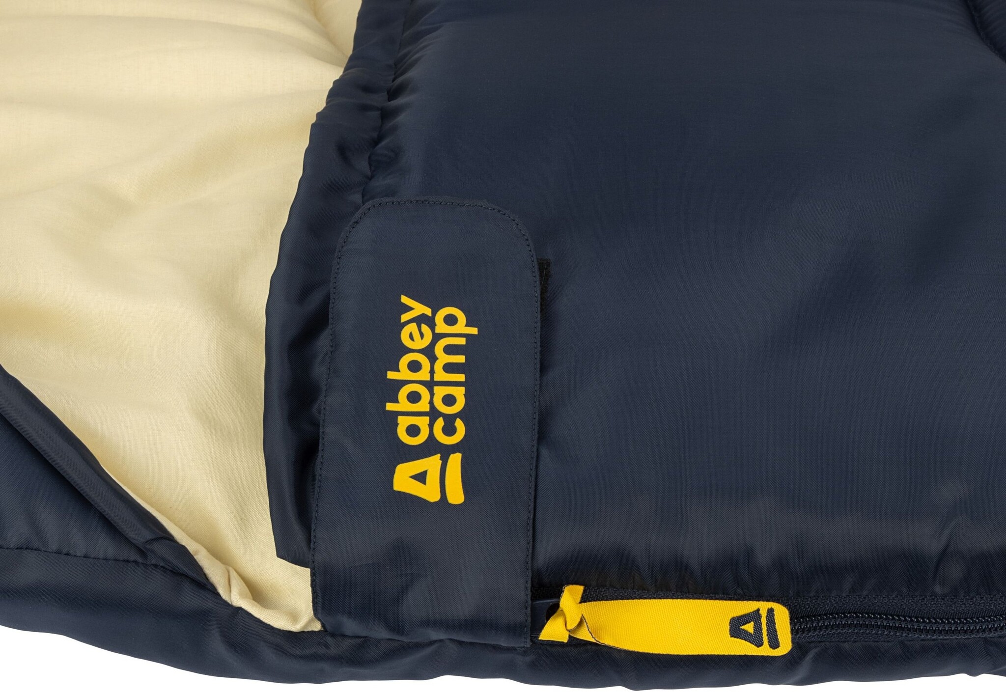 Abbey Camp® Abbey Camp - Pilot Model Sleeping Bag - DUBLIN-06 - Navy/Sand