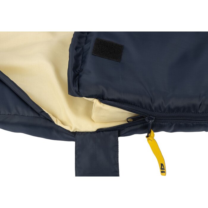 Abbey Camp® Abbey Camp - Sac de couchage modèle Pilot - DUBLIN-06 - Bleu marine/Sable
