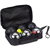 Faver® Faver - Luxury Boules Set - 6 Balls - Silver/Black