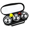 Faver® Faver - Jeu de Boules Set IV - 3 Ballen - Chroom/Zwart