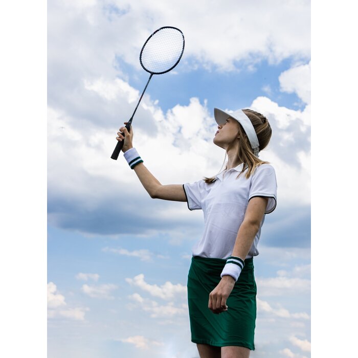 Avento® Avento - Raquette de badminton en aluminium - RALLY - Noir/Gris