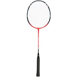 Avento® Avento - Badmintonschläger Stahl - SMASH - Schwarz/Rot