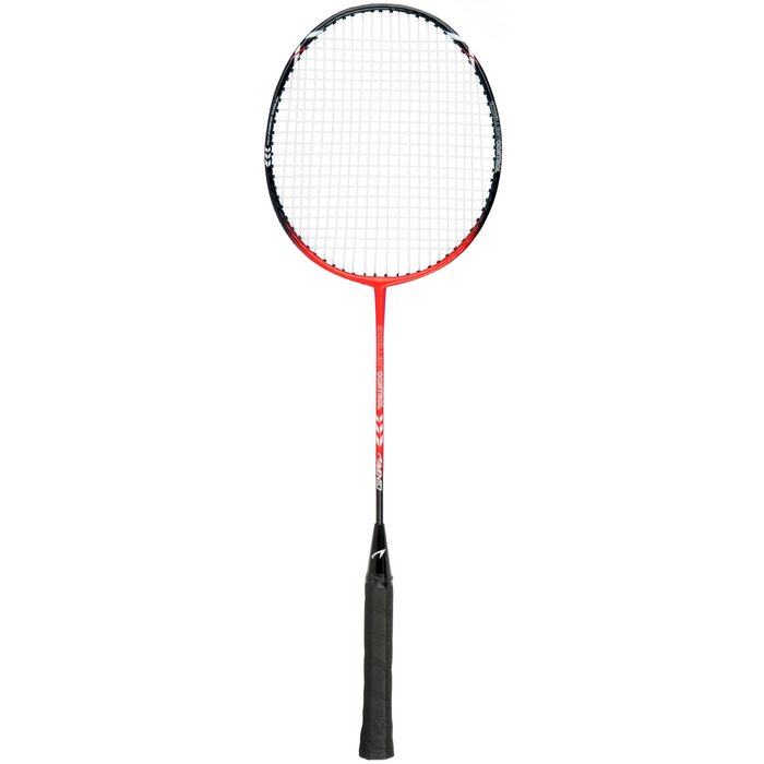 Avento® Avento - Badmintonschläger Stahl - SMASH - Schwarz/Rot