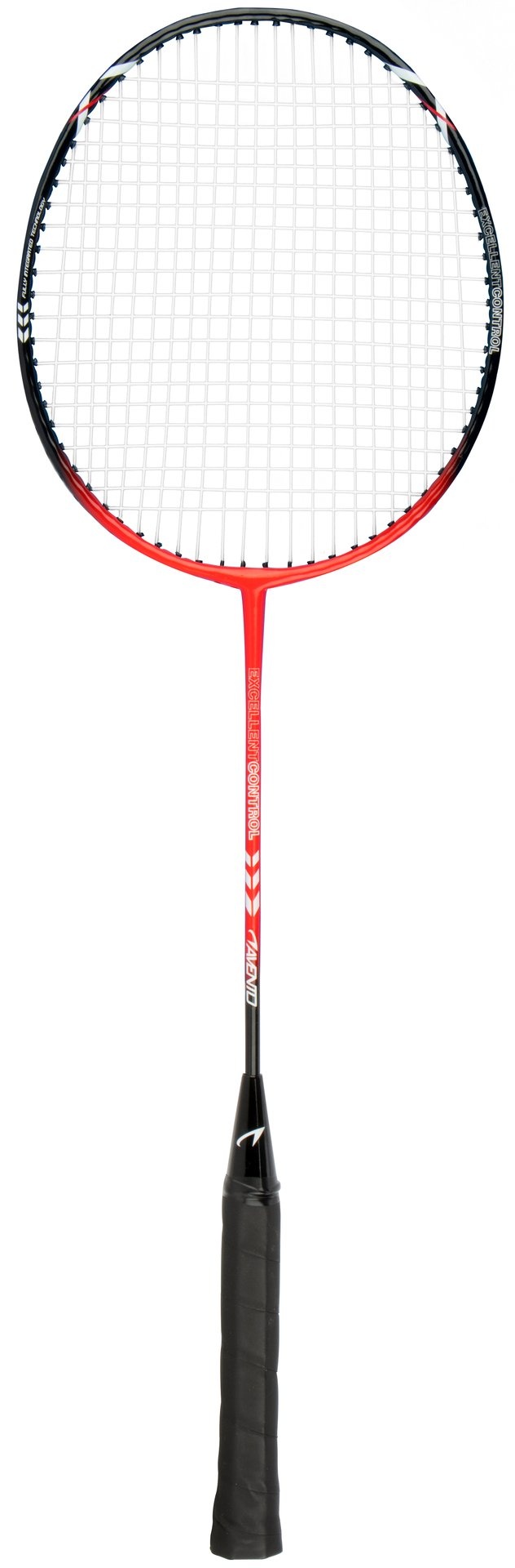 Avento® Avento - Raquette de badminton en acier - SMASH - Noir/Rouge