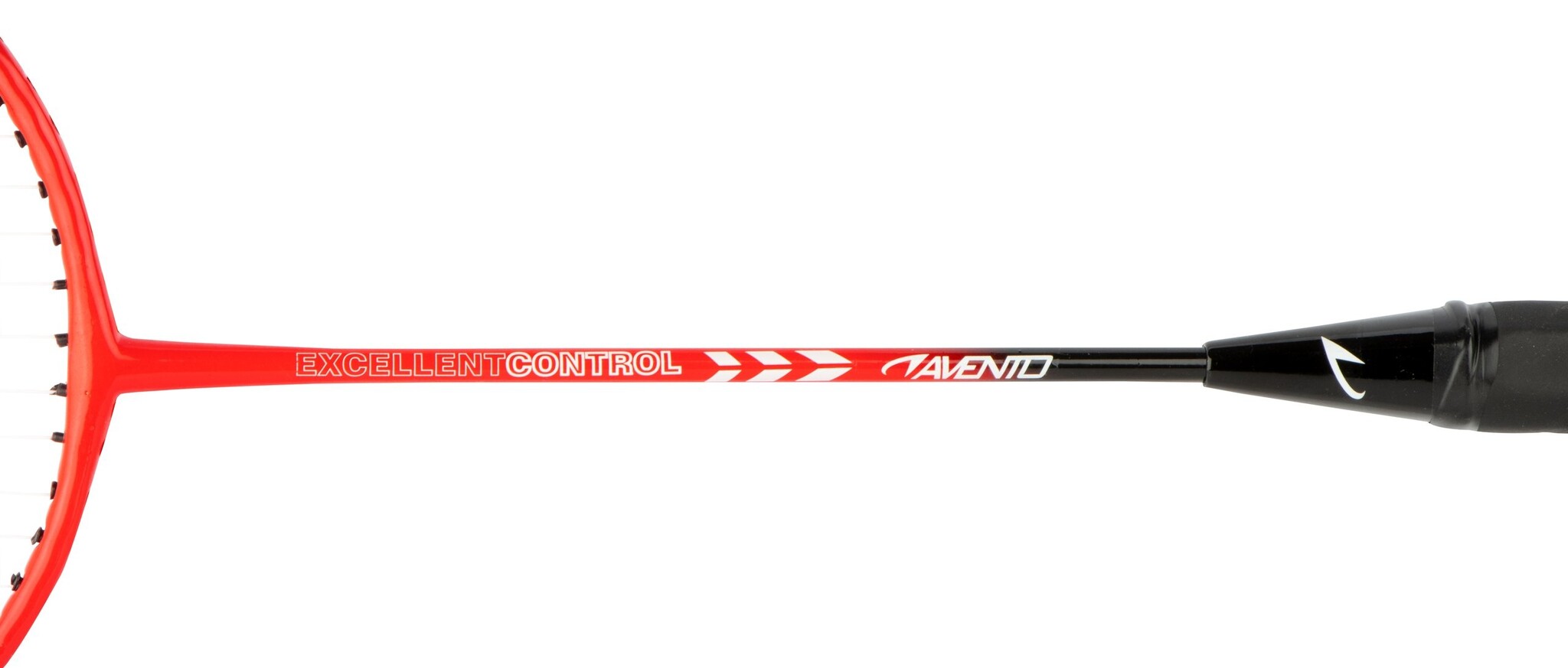 Avento® Avento - Badmintonschläger Stahl - SMASH - Schwarz/Rot