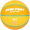 New Port® New Port - Mini Basketbal Print - MAAT 1 - Geel/Oranje