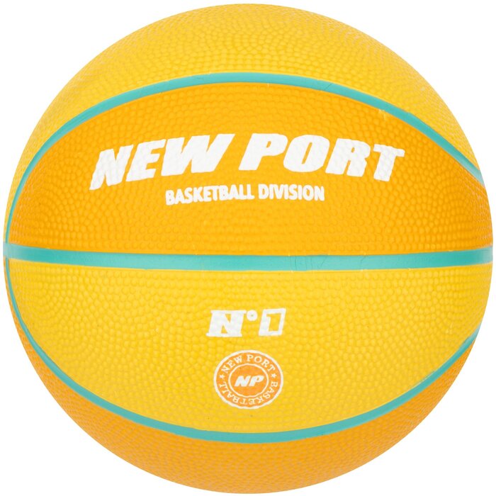 New Port® New Port® - Mini Basketball Print • SIZE 1 • Yellow/Orange