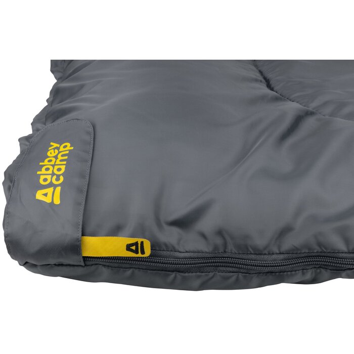 Abbey Camp® Abbey Camp® - Sleeping Bag Blanket Model • AMSTERDAM-07 • Gray/Sand