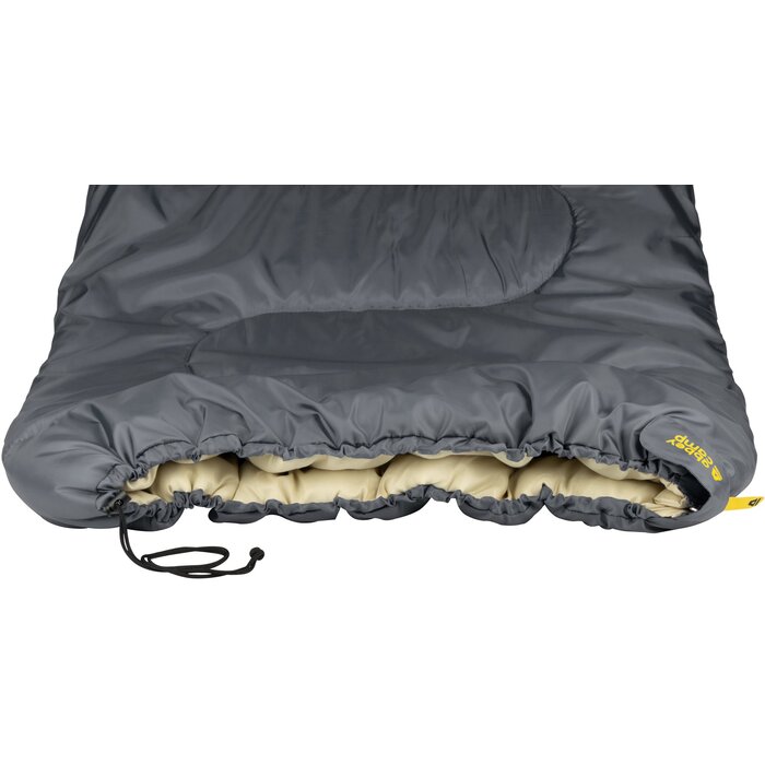 Abbey Camp® Abbey Camp - Sac de couchage modèle couverture - AMSTERDAM-07 - Gris/Sable