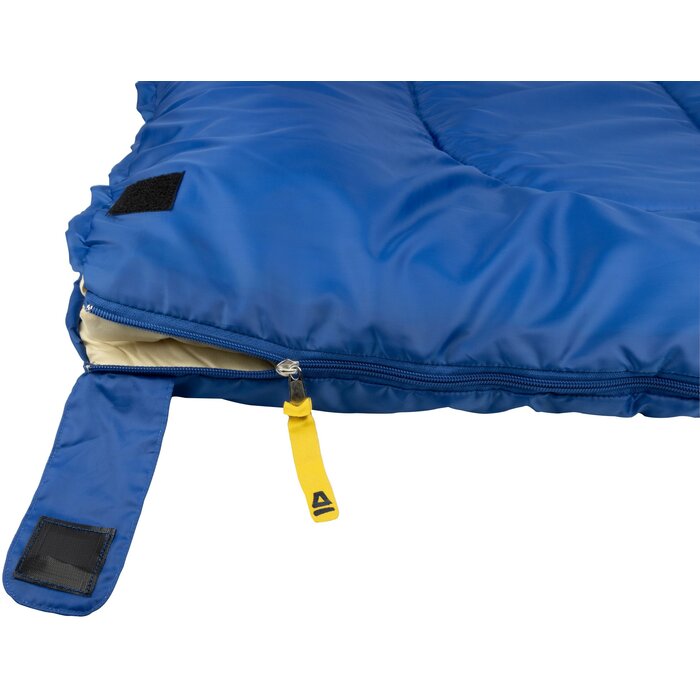 Abbey Camp® Abbey Camp – Schlafsack Deckenmodell – AMSTERDAM-07 – Kobalt/Sand