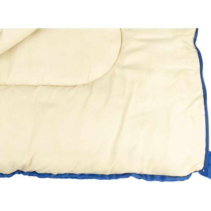 Abbey Camp® Abbey Camp – Schlafsack Deckenmodell – AMSTERDAM-07 – Kobalt/Sand