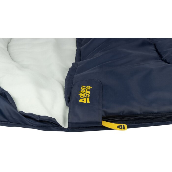 Abbey Camp® Abbey Camp - Mummy Sleeping Bag - MADRID-07 - Navy/Light Gray
