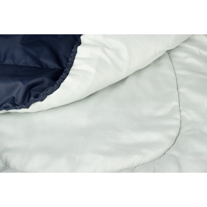 Abbey Camp® Abbey Camp® - Slaapzak Mummie • MADRID-07 • Marine/Lichtgrijs